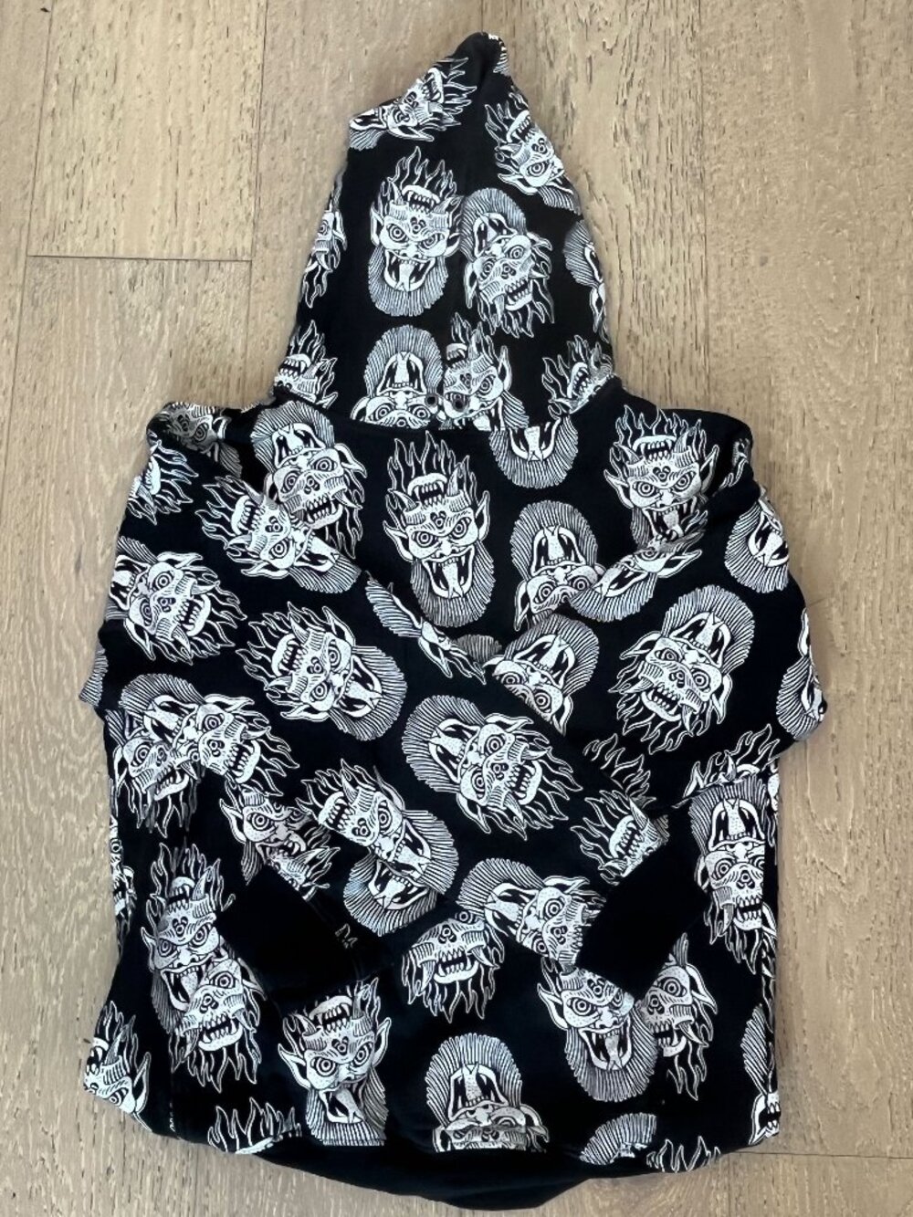 Sketchy Daggers Demon Hoodie Boys Large
